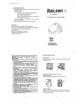 Инструкция Rolsen T-2053