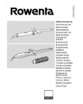 Инструкция ROWENTA PS-207