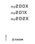 Инструкция SAGEM my200X
