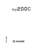 Инструкция SAGEM my200C