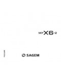 Инструкция SAGEM myX6-2