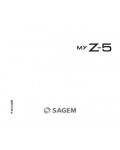 Инструкция SAGEM myZ-5