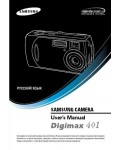 Инструкция Samsung Digimax 401