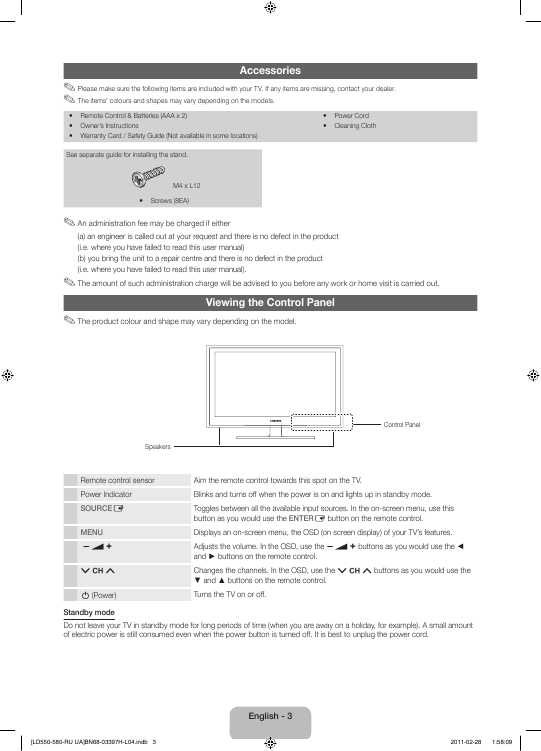 Инструкция Samsung LE-32D550K