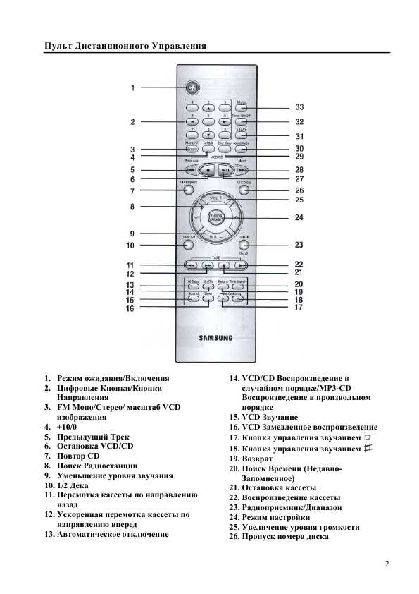 Инструкция Samsung MAX-VS530