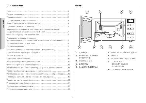 Инструкция Samsung ME-73AR