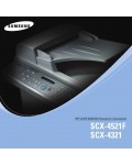 Инструкция Samsung SCX-4521F