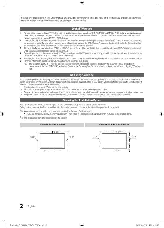 Инструкция Samsung UE-37C6000R