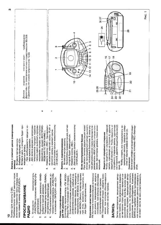 Инструкция Sanyo MCD-ZX500F