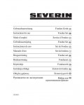 Инструкция SEVERIN FO-2400