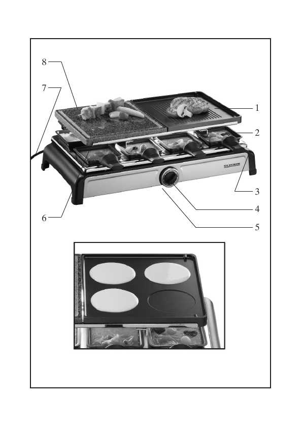 Инструкция SEVERIN Raclette