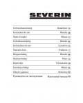 Инструкция SEVERIN SM-3717