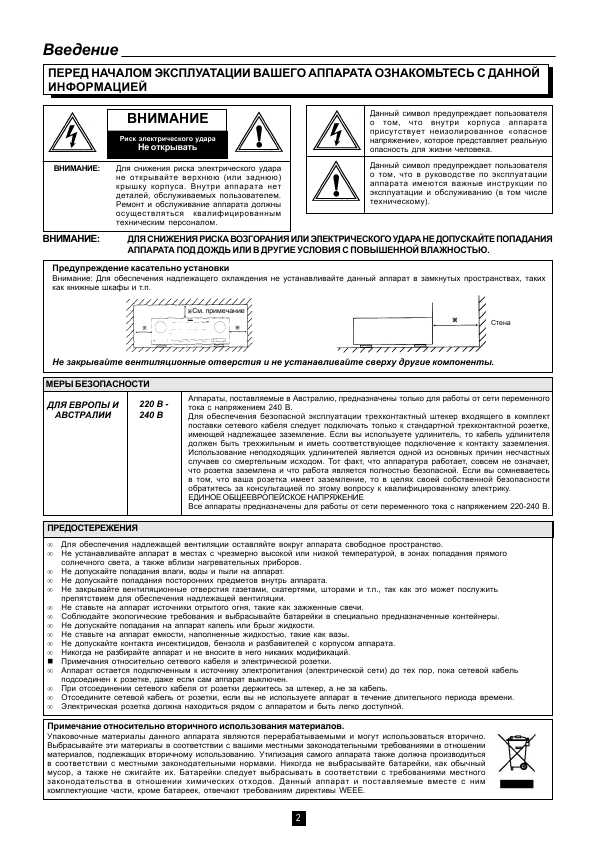 Инструкция Sherwood R-871