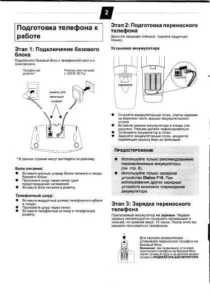 Инструкция Siemens Dialon F10