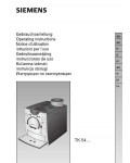 Инструкция Siemens TK-54001