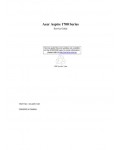 Сервисная инструкция Acer Aspire 1700