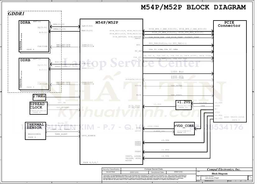 Схема Acer ASPIRE 5500 (COMPAL EFL50 LS-2766P)