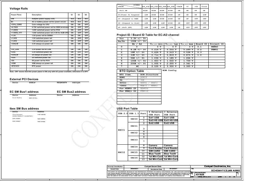 Схема Acer ASPIRE 5741 (LA-5892P)