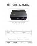 Сервисная инструкция Acer P5271, P5290, P5390W, P5271I