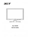 Сервисная инструкция Acer X233H