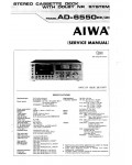 Сервисная инструкция Aiwa AD-6550