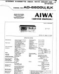 Сервисная инструкция Aiwa AD-6600