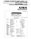 Сервисная инструкция Aiwa AD-6700