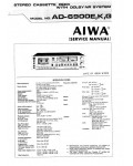 Сервисная инструкция Aiwa AD-6900