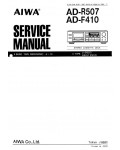 Сервисная инструкция Aiwa AD-F410, AD-R507