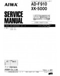 Сервисная инструкция Aiwa AD-F910, AD-XK-5000