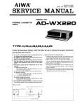 Сервисная инструкция Aiwa AD-WX220