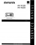 Сервисная инструкция Aiwa AV-X120, AV-X220