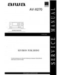 Сервисная инструкция Aiwa AV-X270