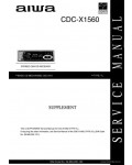Сервисная инструкция AIWA CDC-X1560