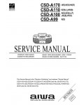 Сервисная инструкция Aiwa CSD-A99, CSD-A100, CSD-A110, CSD-A170