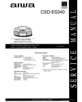 Сервисная инструкция AIWA CSD-ES340