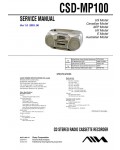 Сервисная инструкция Aiwa CSD-MP100