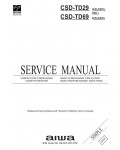 Сервисная инструкция Aiwa CSD-TD29, CSD-TD69