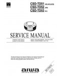Сервисная инструкция Aiwa CSD-TD51, CSD-TD52, CSD-TD53