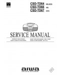 Сервисная инструкция Aiwa CSD-TD64, CSD-TD66, CSD-TD67