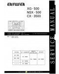 Сервисная инструкция Aiwa CX-3500