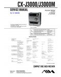 Сервисная инструкция Aiwa CX-J3000, CX-J3000M