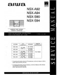 Сервисная инструкция Aiwa CX-NA92, NSX-A92, NSX-A94, NSX-S90, NSX-S94