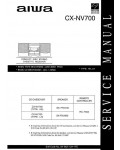 Сервисная инструкция Aiwa CX-NV700, NSX-V700