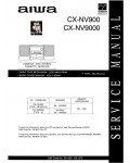 Сервисная инструкция Aiwa CX-NV900, CX-NV9000