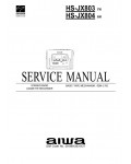 Сервисная инструкция Aiwa HS-JX803, HS-JX804