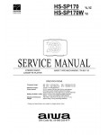 Сервисная инструкция Aiwa HS-SP170