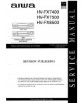 Сервисная инструкция Aiwa HV-FX7400, HV-FX7500, HV-FX8500