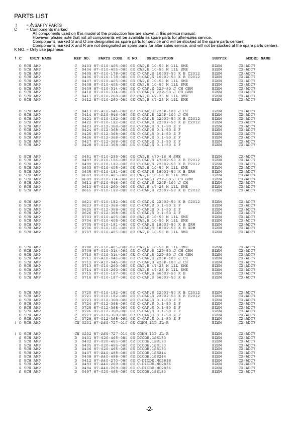 Сервисная инструкция Aiwa HX-DT7, HX-DT8, HX-DT9