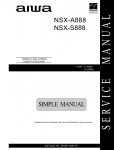 Сервисная инструкция Aiwa NSX-A888, NSX-S888